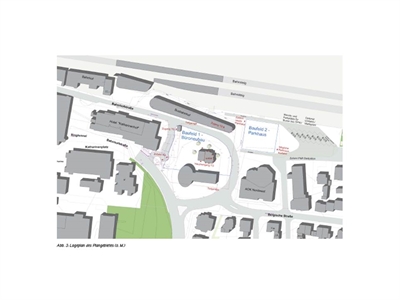 ©  - Lageplan Plangebiet Neubau Bahnhofsumfeld