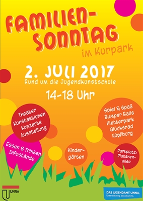 ©  - Flyer Familiensonntag 2. Juli 2017 Vorderseite