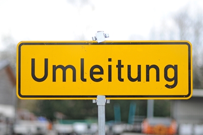 Verkehrszeichen 457-1 - Umleitungsankündigung