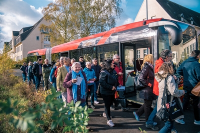 © LEG Hessen-Hanau/David Seeger - Per Bus den „Pioneer Park Hanau“ erkunden