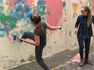 Action-Painting St. Georg-Gymnasium & Mariengymnasium Herding Hallen