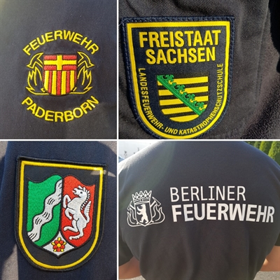 Grenzüberschreitende Feuerwehrübung bei Firma Tekloth - Foto 4