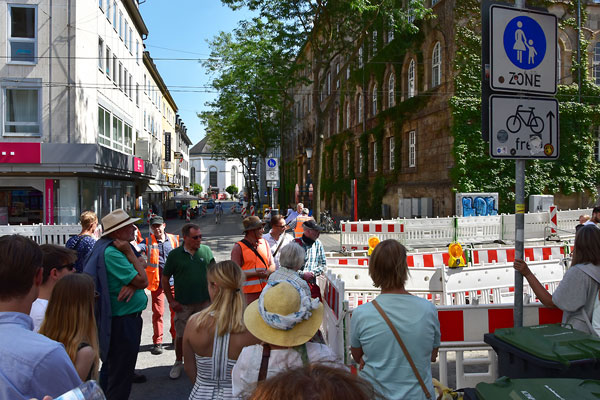 Baustellenführung Königsstraße 2018 