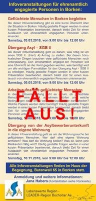 Infoveranstaltung für ehrenamtlich engagierte Personen 