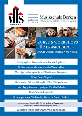 Erwachsene Musikschulkurse