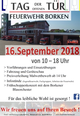 Tag der offenen Tür bei der Freiwilligen Feuerwehr Borken
