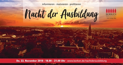 1. Nacht der Ausbildung in Borken am Donnerstag, den 22. November 2018