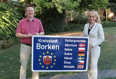 Borken grüßt seine sechs Partnerstädte