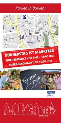 „Dienstleistungsdonnerstag“ in Borkens Innenstadt - Flyer 2