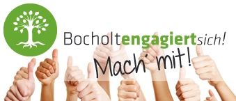 Ehrenamt Logo Bocholt engagiert sich