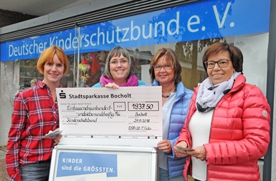 Fast 2.000 Euro für den Kinderschutzbund