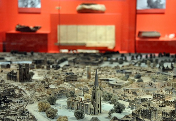 Modell vom zerstörten Kassel
