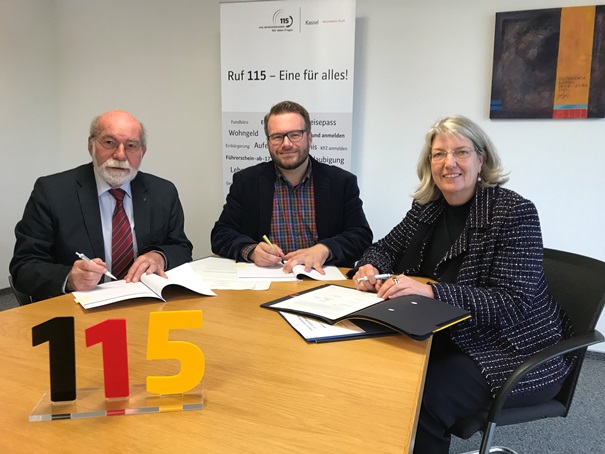 Gemeinde Niestetal tritt 115-Verbund bei  