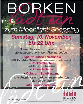 Moonlight-Shopping 2018 in Borken