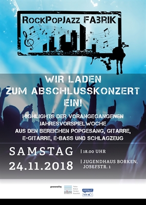 Abschlusskonzert der RockPopJazz Fabrik 