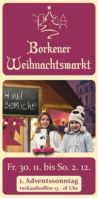 Borkener Weihnachtsmarkt - Flyer 1