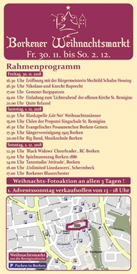 Borkener Weihnachtsmarkt - Flyer 2