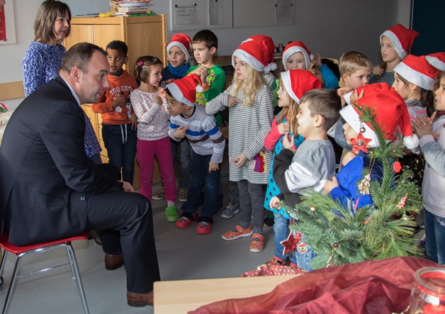 OB zu Besuch in Kita