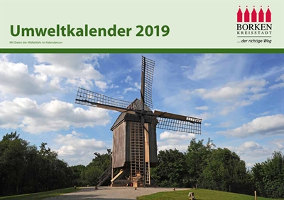 Umweltkalender für das Jahr 2019