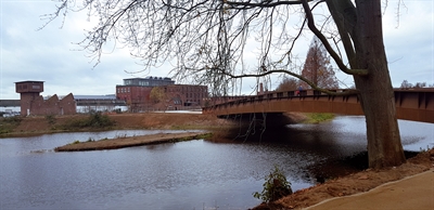 Podiumsbrücke Kubaai Bocholt