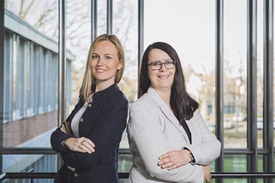 Die neu aufgestellte Wirtschaftsförderung der Stadt Borken mit Julia Ohters und Katrin Damme 
