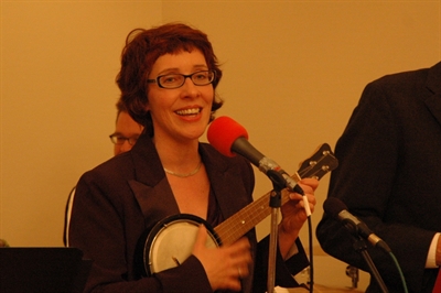 Singen und Swingen mit dem Trio „Zeligs“ aus Borken/Bocholt.