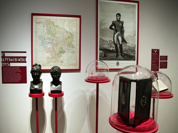 Inszenierung von Ausstellungsstücken 