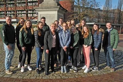 Europastadt Bocholt: Niederländische Schülergruppe empfangen