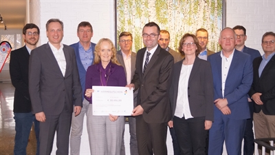 WFG überreicht Wärmegutschein 