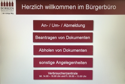 Lokales Angebot der Verbraucherzentrale im Borkener Rathaus!