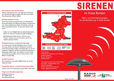Sirenen im Kreis Borken - Flyer 1