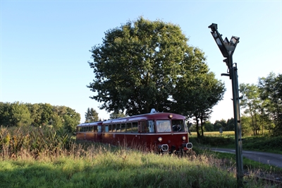 Sonderfahrten mit dem historischen Schienenbus ab Borken