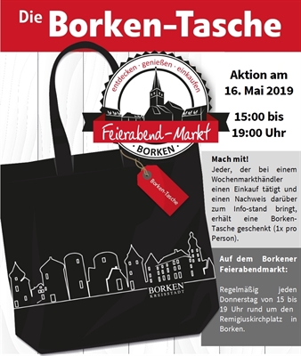 Mach mit bei der Taschen-Aktion auf dem Borkener Feierabendmarkt!