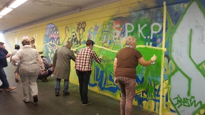 Graffiti-Kurs für Seniorinnen und Senioren