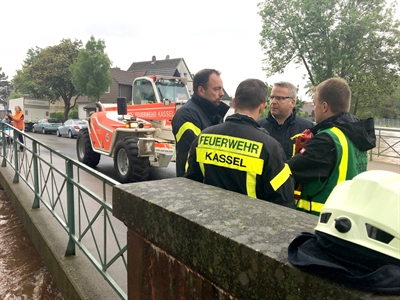 2019-05-21 Hochwasser Lage vor Ort