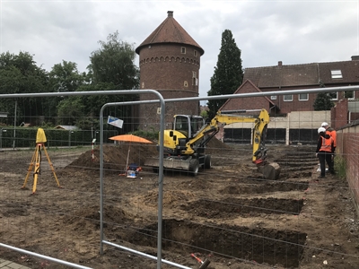 Archäologische Untersuchung in der Wall- und Grabenzone 
