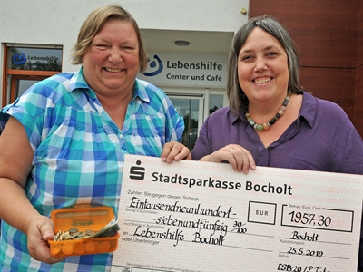 Fast 2.000 Euro für die Lebenshilfe