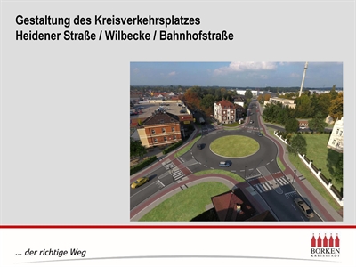  Kreisverkehrsplatz Heidener Straße / Wilbecke / Bahnhofstraße