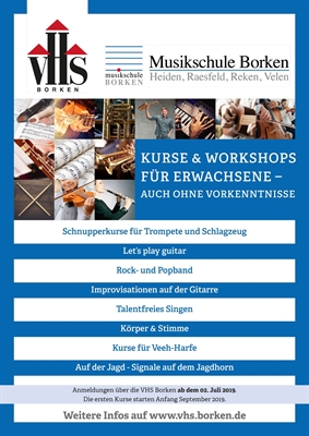 Musikunterricht im erwachsenen Alter?! - Warum nicht!