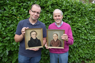 Stadt Borken erhielt Portraits von Johannes Hermann Lück und Ursula Meynen als Schenkung