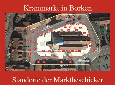 Krammarkt in Borken im Juli und August rund um die Kirche St. Remigius 1