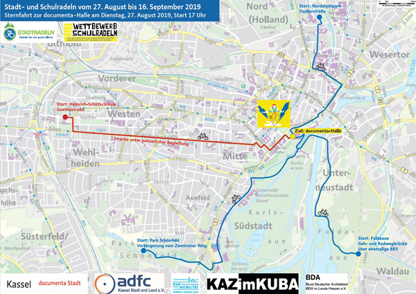 Sternfahrt Stadtradeln