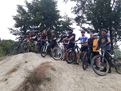 Jugendliche besuchten Bikeparks in Ahaus und Winterswijk 