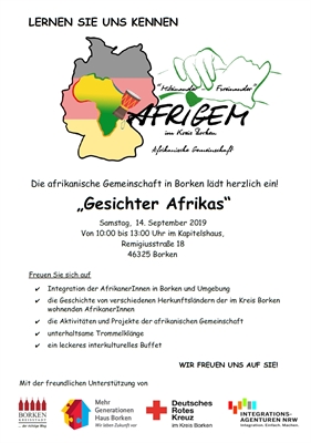 Afrikanische Gemeinschaft in Borken lädt am 14. September zum Kennenlernen ein