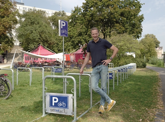 Mobilen Fahrradständer