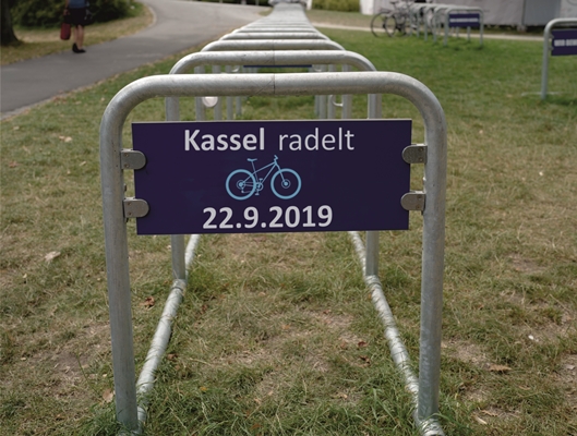 Mobilen Fahrradständer