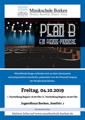Revue-Musical „Plan B“ - Plakat