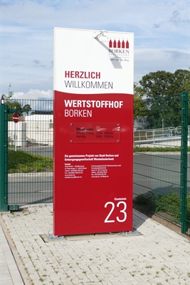 Der Wertstoffhof Borken feiert Einjähriges