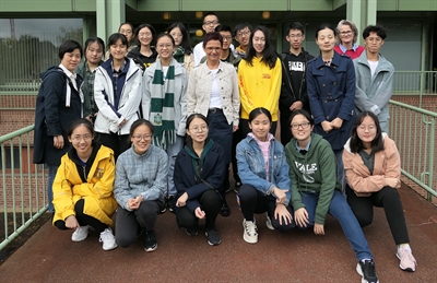Schülergruppe aus China empfangen