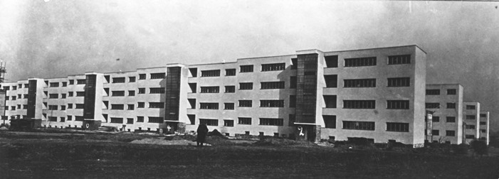 Häuserzeile der Rothenberg-Siedlung